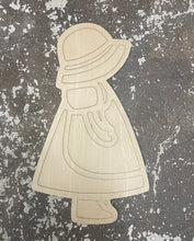 Load image into Gallery viewer, 18" Sunbonnet Sue Wood Craft Blank