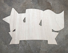 Load image into Gallery viewer, 19" x 11.5" 4th Of July Trio With Banner Door Hanger Wood Cutout