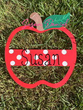 Load image into Gallery viewer, 19" x 16.5" Layered Apple Door Hanger Wood Cutout