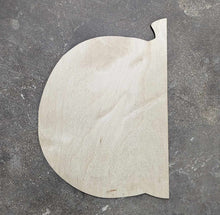 Load image into Gallery viewer, 12" Half Pumpkin For 19" Rounds Wood Cutouts