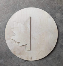 Load image into Gallery viewer, 12" Half Fall Leaf For 19" Rounds Wood Cutouts