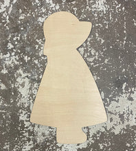 Load image into Gallery viewer, 18" Sunbonnet Sue Wood Craft Blank