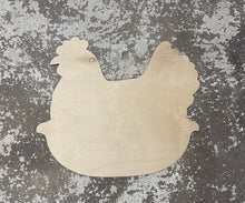 Load image into Gallery viewer, 18" Chicken Candy Dish Wood Craft Blank