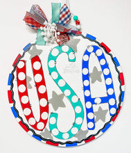 Load image into Gallery viewer, 19” Circle Round Door Hanger Wood Craft Blank