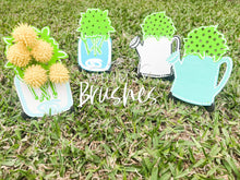 Load image into Gallery viewer, 5" x 4.5" Watering Can Flower Holder With Stand