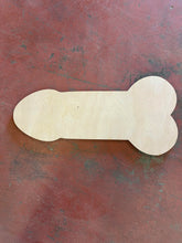 Load image into Gallery viewer, 18+ ONLY- 15” x 7” Stiff Dick Wood Craft Blank