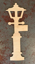 Load image into Gallery viewer, 22" x 8.5" Street Lamp Door Hanger Wood Craft Blank