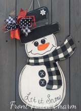 Load image into Gallery viewer, 19" Frosty Door Hanger Wood Cutout