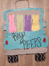 Load image into Gallery viewer, 20" Whimsy Truck Back Door Hanger Wood Cutout