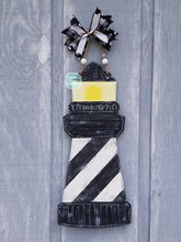 Load image into Gallery viewer, 22" x 10" Lighthouse Door Hanger Wood Craft Blank