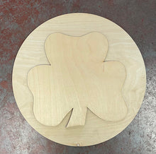 Load image into Gallery viewer, 11" Clover Wood Craft Blank