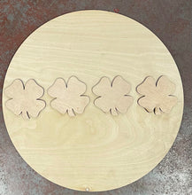 Load image into Gallery viewer, 3.5" Four Leaf Clover Add On Craft Blank