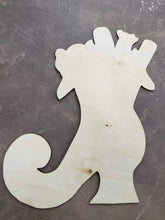 Load image into Gallery viewer, 22" x 19" Witches Candy Boot Door Hanger Wood Cutouts