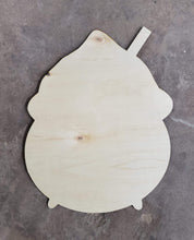 Load image into Gallery viewer, 22" x 17.5" Witches Brew Cauldron Door Hanger Wood Cutouts