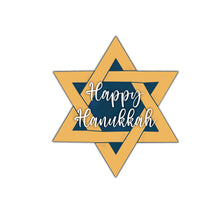 Load image into Gallery viewer, 19" x 16.5" Star Of David Door Hanger Wood Cutout