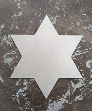Load image into Gallery viewer, 19" x 16.5" Star Of David Door Hanger Wood Cutout