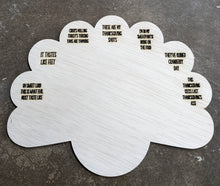 Load image into Gallery viewer, 11" x 9" Friends Giving Shot Board Wood Cutout