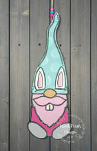 Load image into Gallery viewer, 21” Plain Skinny Gnome Door Hanger Wood Cut Out