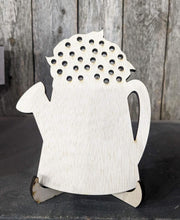 Load image into Gallery viewer, 5" x 4.5" Watering Can Flower Holder With Stand
