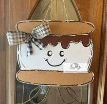 Load image into Gallery viewer, 19" x 15" S'more Door Hanger Wood Craft Blank