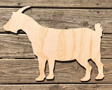 Load image into Gallery viewer, 22" Goat Door Hanger Wood Craft Blank