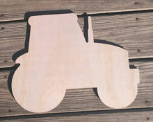 Load image into Gallery viewer, 19” Tractor Door Hanger Wood Craft Blank