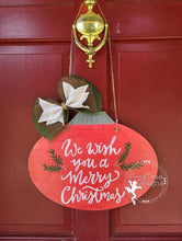 Load image into Gallery viewer, 15" Reversible Ornament/Pumpkin Door Hanger Wood Craft Blank