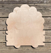 Load image into Gallery viewer, 19" x 17" Turkey With Wood Plank Door Hanger Wood Cutout