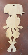 Load image into Gallery viewer, 22” Happy Camper Tri Piece Door Hanger Wood Craft Blank