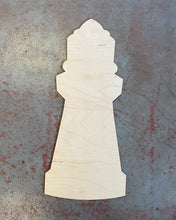 Load image into Gallery viewer, 22" x 10" Lighthouse Door Hanger Wood Craft Blank