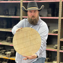 Load image into Gallery viewer, 10 pack 15” Shiplap Circles Door Hanger Blanks