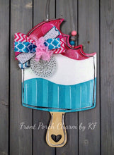 Load image into Gallery viewer, 19" x 11.5" Popsicle Door Hanger Wood Craft Blank