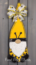 Load image into Gallery viewer, 21” Plain Skinny Gnome Door Hanger Wood Cut Out