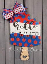 Load image into Gallery viewer, 19" x 11.5" Popsicle Door Hanger Wood Craft Blank