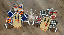 Load image into Gallery viewer, 19.5" Football Turkey Door Hanger Wood Cutout