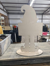 Load image into Gallery viewer, 12.5” x 7” Stand for 19” Pumpkin Stack and 21" Elf Holding Plaque Wood Cutout