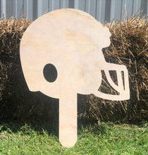 Load image into Gallery viewer, 22" x 16.5" Football Helmet Yard Stake