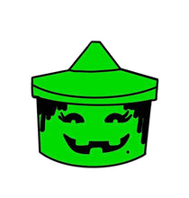 Load image into Gallery viewer, 18” x 17" Witch Bucket Door Hanger Wood Cutout