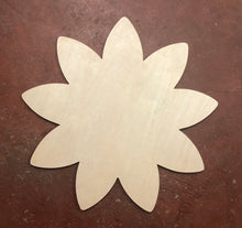 Load image into Gallery viewer, 18.5" Sunflower or Poinsettia Blank Wood Door Hanger Craft Blank