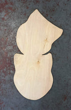 Load image into Gallery viewer, 22” x 11.25” Mardi Gras Masks Door Hanger Wood Craft Blank