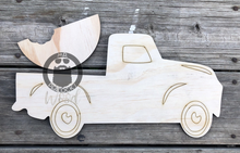 Load image into Gallery viewer, 15” Farmhouse Truck For 6” Seasonal Shapes Or Plaque Craft Blank