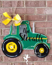 Load image into Gallery viewer, 19” Tractor Door Hanger Wood Craft Blank