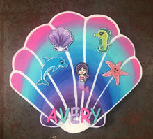 Load image into Gallery viewer, 18" Custom Name Sea Puzzle Wood Cutout