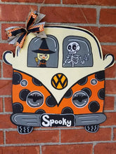 Load image into Gallery viewer, 19” Hippie Bus Door Hanger Wood Craft Blank