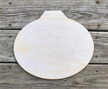 Load image into Gallery viewer, 15" Reversible Ornament/Pumpkin Door Hanger Wood Craft Blank
